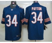 nike nfl jerseys chicago bears #34 payton blue[nike limited]