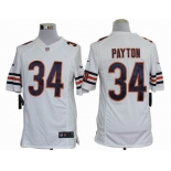 nike nfl jerseys chicago bears #34 payton white[nike limited]