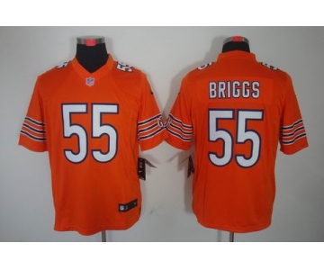 nike nfl jerseys chicago bears #55 lance briggs orange[nike limited]