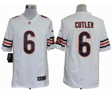 nike nfl jerseys chicago bears #6 cutler white[nike limited]