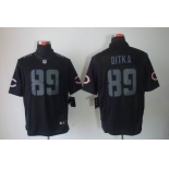 nike nfl jerseys chicago bears #89 mike ditka black[nike impact limited]