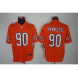 nike nfl jerseys chicago bears #90 peppers orange[nike limited]