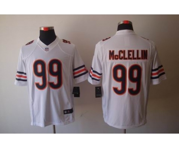 nike nfl jerseys chicago bears #99 mcclellin white[nike limited]