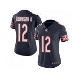 Women Nike Chicago Bears #12 Allen Robinson II Navy Blue Team Color Stitched NFL Vapor Untouchable Limited Jersey