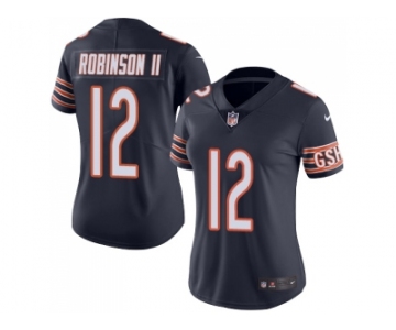 Women Nike Chicago Bears #12 Allen Robinson II Navy Blue Team Color Stitched NFL Vapor Untouchable Limited Jersey