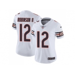 Women Nike Chicago Bears #12 Allen Robinson II White Stitched NFL Vapor Untouchable Limited Jersey