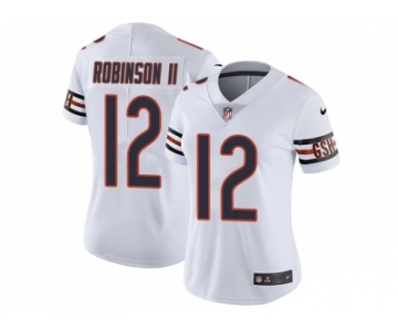 Women Nike Chicago Bears #12 Allen Robinson II White Stitched NFL Vapor Untouchable Limited Jersey