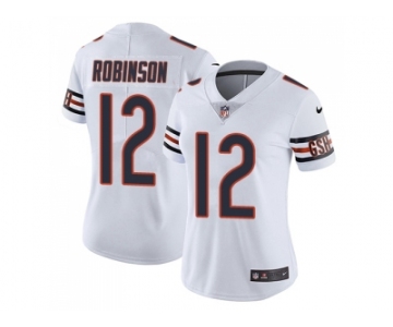 Women Nike Chicago Bears #12 Allen Robinson White Stitched NFL Vapor Untouchable Limited Jersey