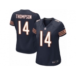 Women Nike Chicago Bears #14 Deonte Thompson Game Navy Blue Team Color NFL Jersey