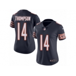 Women Nike Chicago Bears #14 Deonte Thompson Navy Blue Team Color Vapor Untouchable Limited Player NFL Jersey