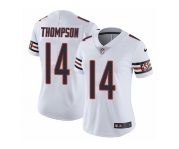 Women Nike Chicago Bears #14 Deonte Thompson White Vapor Untouchable Limited Player NFL Jersey