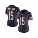 Women Nike Chicago Bears #15 Josh Bellamy Navy Blue Team Color Vapor Untouchable Limited Player NFL Jersey