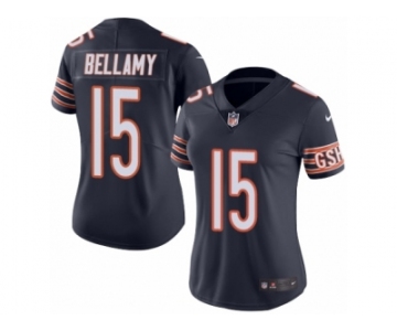 Women Nike Chicago Bears #15 Josh Bellamy Navy Blue Team Color Vapor Untouchable Limited Player NFL Jersey