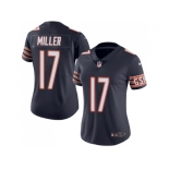 Women Nike Chicago Bears #17 Anthony Miller Navy Blue Team Color Stitched NFL Vapor Untouchable Limited Jersey