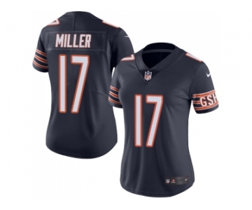 Women Nike Chicago Bears #17 Anthony Miller Navy Blue Team Color Stitched NFL Vapor Untouchable Limited Jersey