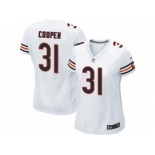 Women Nike Chicago Bears #31 Marcus Cooper Game White NFL Jersey