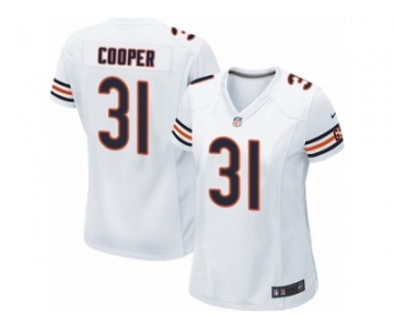 Women Nike Chicago Bears #31 Marcus Cooper Game White NFL Jersey