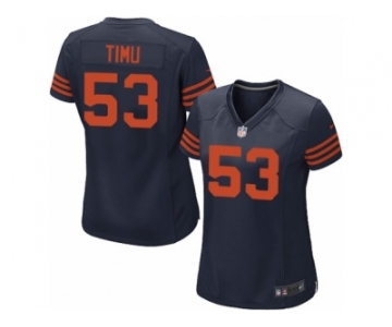 Women Nike Chicago Bears #53 John Timu Game Navy Blue Alternate NFL Jersey