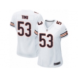 Women Nike Chicago Bears #53 John Timu Game White NFL Jersey