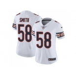 Women Nike Chicago Bears #58 Roquan Smith White Stitched NFL Vapor Untouchable Limited Jersey