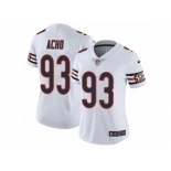 Women Nike Chicago Bears #93 Sam Acho White Vapor Untouchable Elite Player NFL Jersey