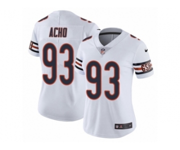 Women Nike Chicago Bears #93 Sam Acho White Vapor Untouchable Limited Player NFL Jersey