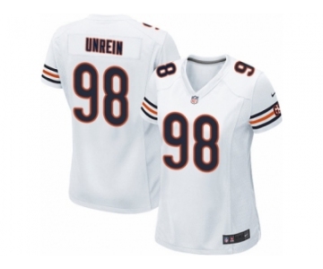 Women Nike Chicago Bears #98 Mitch Unrein Game White NFL Jersey