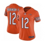 Women's Chicago Bears #12 Allen Robinson Orange Alternate 100th Season Limited Football Jersey