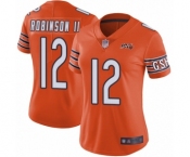 Women's Chicago Bears #12 Allen Robinson Orange Alternate 100th Season Limited Football Jersey