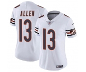 Women's Chicago Bears #13 Keenan Allen White 2024 Vapor Football Stitched Jersey