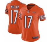 Women's Chicago Bears #17 Anthony Miller Orange Alternate 100th Season Limited Football Jersey