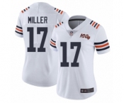 Women's Chicago Bears #17 Anthony Miller White 100th Season Limited Football Jersey