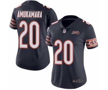 Women's Chicago Bears #20 Prince Amukamara Navy Blue Team Color 100th Season Limited Football Jersey