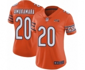 Women's Chicago Bears #20 Prince Amukamara Orange Alternate 100th Season Limited Football Jersey