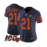 Women's Chicago Bears #21 Ha Clinton-Dix Limited Navy Blue Rush Vapor Untouchable 100th Season Football Jersey