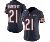 Women's Chicago Bears #21 Ha Clinton-Dix Navy Blue Team Color 100th Season Limited Football Jersey