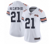 Women's Chicago Bears #21 Ha Clinton-Dix White 100th Season Limited Football Jersey