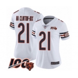 Women's Chicago Bears #21 Ha Clinton-Dix White Vapor Untouchable Limited Player 100th Season Football Jersey