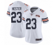 Women's Chicago Bears #23 Devin Hester White 100th Season Limited Football Jersey