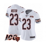 Women's Chicago Bears #23 Devin Hester White Vapor Untouchable Limited Player 100th Season Football Jersey