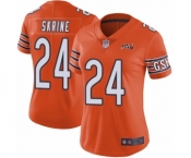 Women's Chicago Bears #24 Buster Skrine Orange Alternate 100th Season Limited Football Jersey