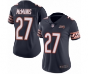 Women's Chicago Bears #27 Sherrick McManis Navy Blue Team Color 100th Season Limited Football Jersey