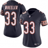 Women's Chicago Bears #33 Ian Wheeler Navy 2024 Vapor Football Stitched Jersey