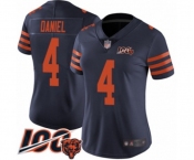 Women's Chicago Bears #4 Chase Daniel Limited Navy Blue Rush Vapor Untouchable 100th Season Football Jersey