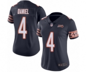 Women's Chicago Bears #4 Chase Daniel Navy Blue Team Color 100th Season Limited Football Jersey