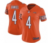 Women's Chicago Bears #4 Chase Daniel Orange Alternate 100th Season Limited Football Jersey