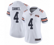 Women's Chicago Bears #4 Chase Daniel White 100th Season Limited Football Jersey