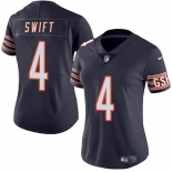 Women's Chicago Bears #4 D’Andre Swift Navy 2024 Vapor Football Stitched Jersey