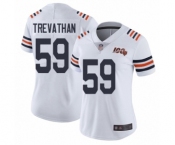 Women's Chicago Bears #59 Danny Trevathan White 100th Season Limited Football Jersey