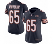 Women's Chicago Bears #65 Cody Whitehair Navy Blue Team Color 100th Season Limited Football Jersey